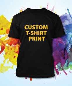 Custom T Shirt Print And Customized T-Shirts Printing 100% Cotton