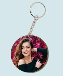 Personalized Circle KeyChain Printed & Round Keychain Printing