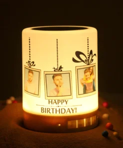 Personalized Special Day Touch Lamp And Speaker Kumar Shop