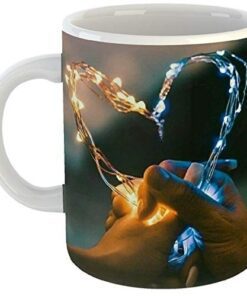 "You are My Life" Black Coffee Mug Gift for Friends , Lovers , Valentine's Day , Anniversary (350 ml)