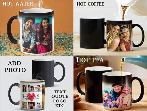 Custom Magic Mug Photo Print/Personalized Magic Mug Kumar Shop