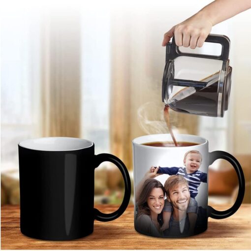 Custom Magic Mug Photo Print/Personalized Magic Mug Kumar Shop