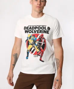 Men's Deadpool and Wolverine T shirt Graphic Printed
