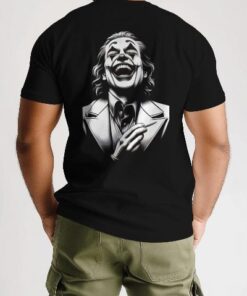 Men Tshirt Graphic Printed Black Color Cotton Tshirt Round Neck