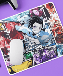 Anime Mouse Pad Rubber Base & Smooth Control Desktop, Laptop