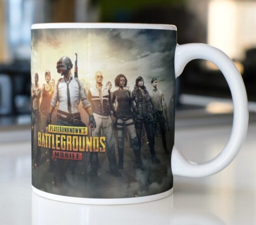 Pubg Coffee Mug for Games Lover, Best Gift for Your PUBG Lover White Mug (350ml)