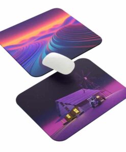 Combo Mouse Pad with Anti-Slip Rubber Base & Smooth Control