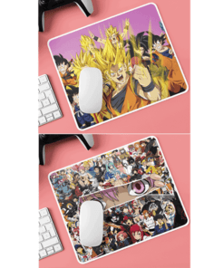 Combo Mouse Pad with Anti-Slip Rubber Base & Smooth Control