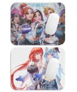 Combo Mouse Pad with Anti-Slip Rubber Base & Smooth Control