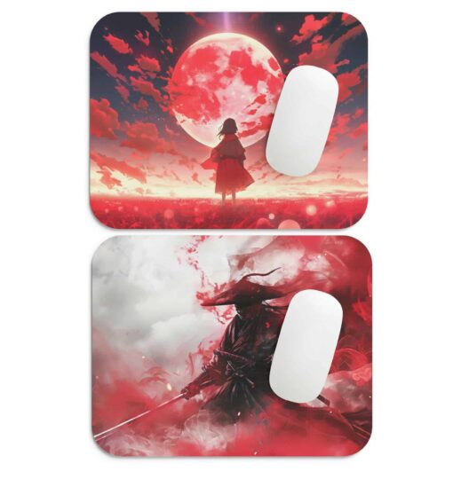 Printed Rubber Base Mouse Pads/Mousepads for PC/Laptop (Pack 2)