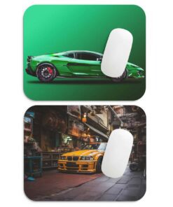 Rubber Mouse Pad Office and Gaming Mouse Pad, Waterproof Surface, Premium-Textured, Combo (Pack 2)