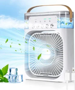 Mini Air Cooler Fan Portable 4 in 1 Spray Cooler Fan for room